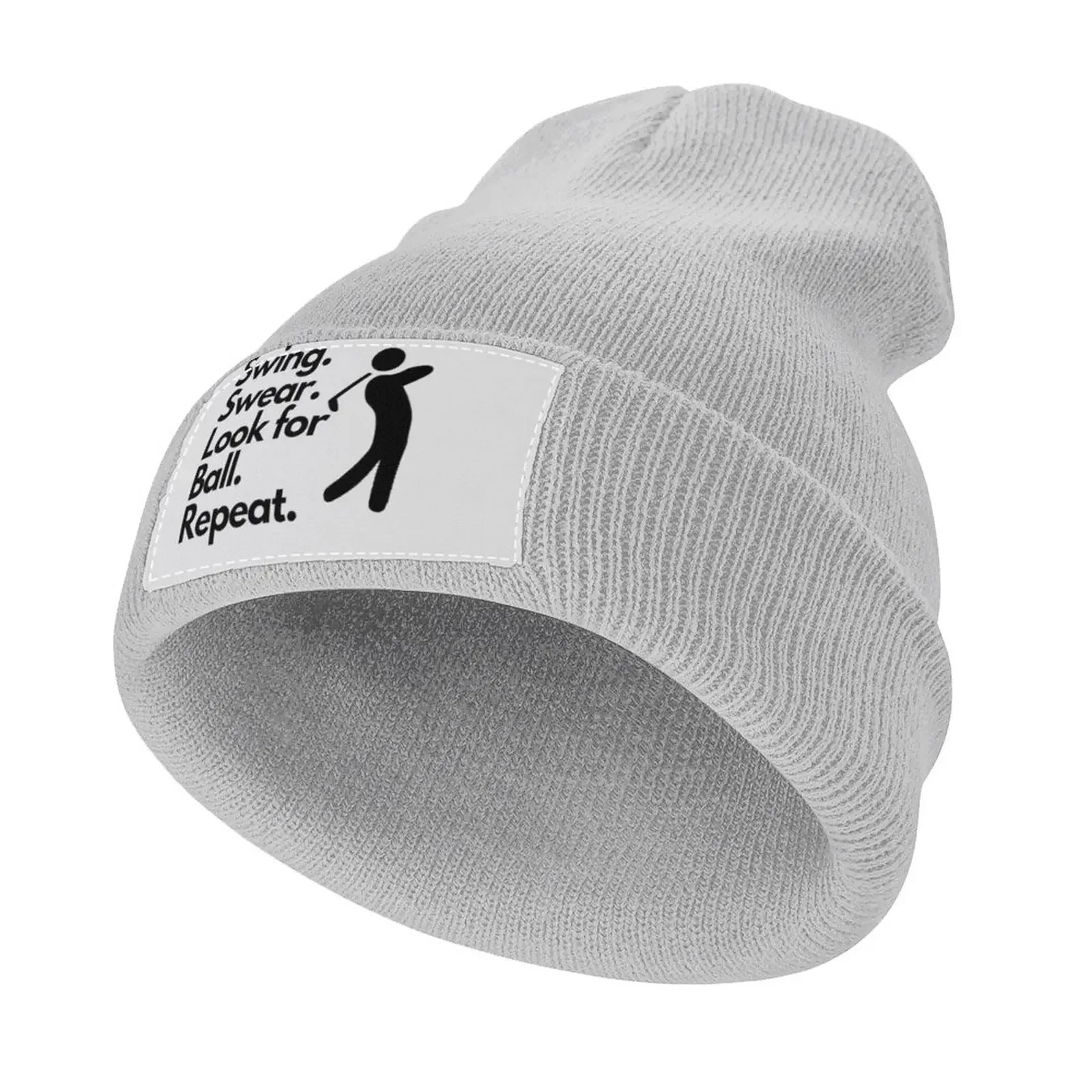 Swing. Swear. Look for ball. Repeat. Knitted Hat Horse Hat sun hat Designer Hats For Men Women's