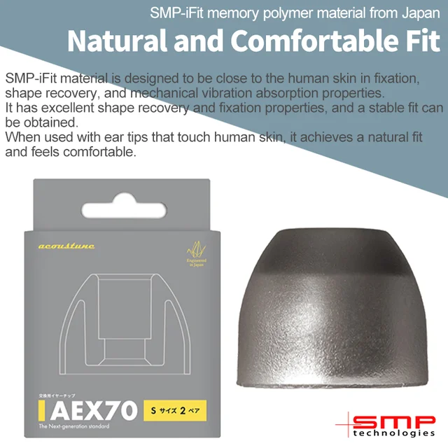 Acoustune AEX70 AEX07 AEX50 eartips Premium SMP-iFit Japan Tech 