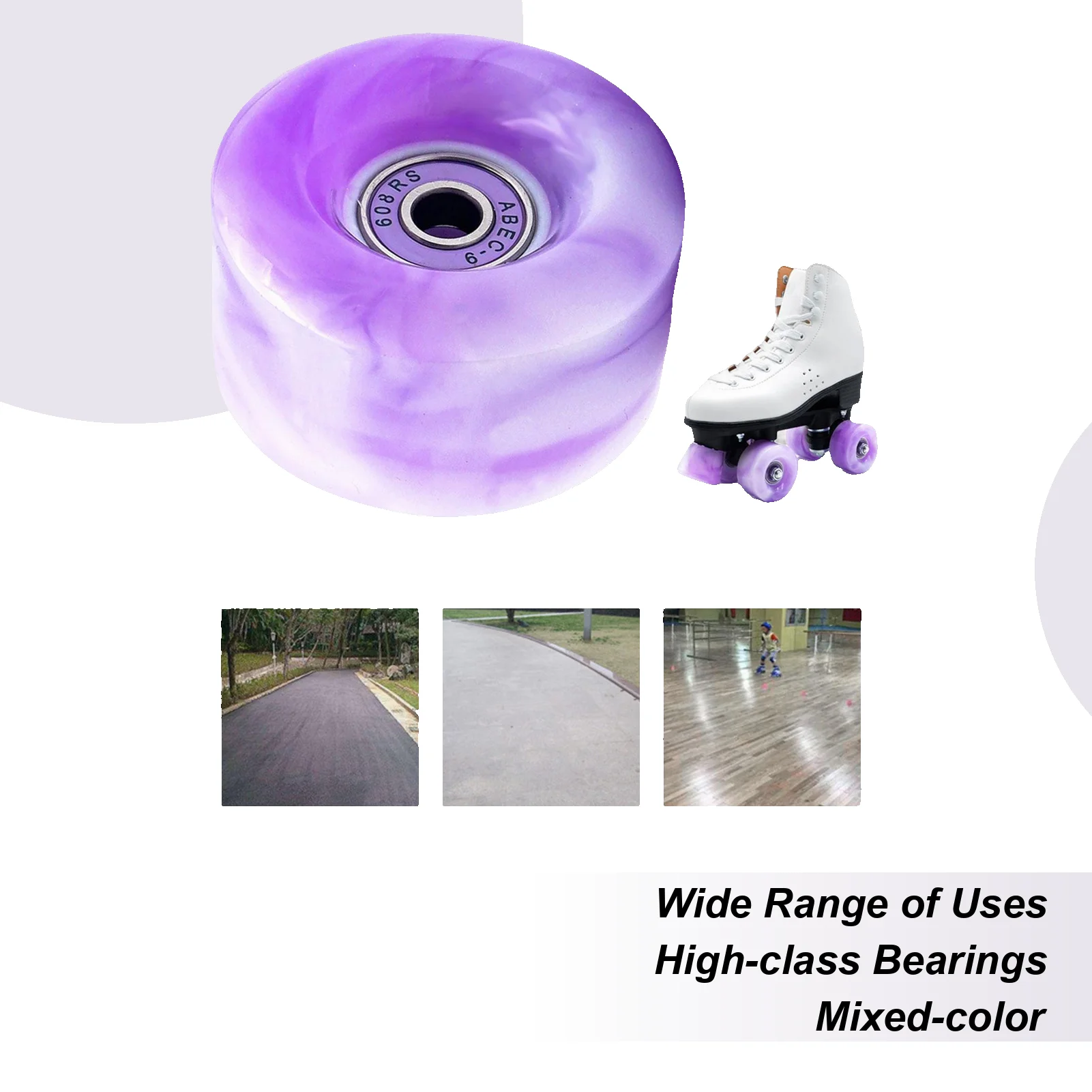 

Колеса для роликовых коньков Разноцветные колеса для роликовых коньков Разноцветные колеса для двухрядного катания Квадроциклы Колеса для роликовых коньков