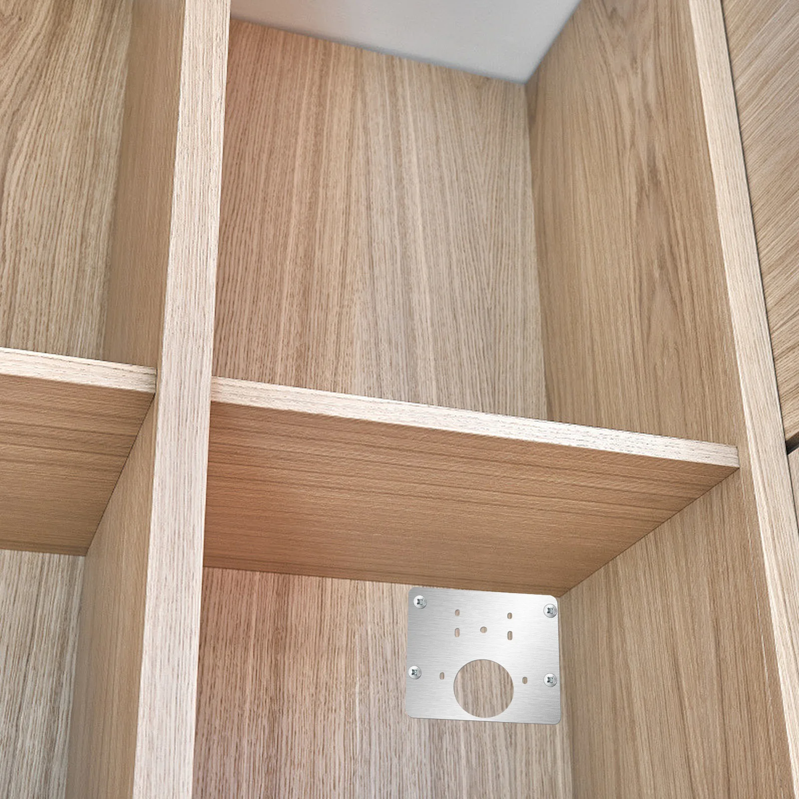 

2Sets Stainless Steel Furniture Hinge Cabinet Door Durable Drawer Cupboard Hinge Replacement Repair Drawer Hinges