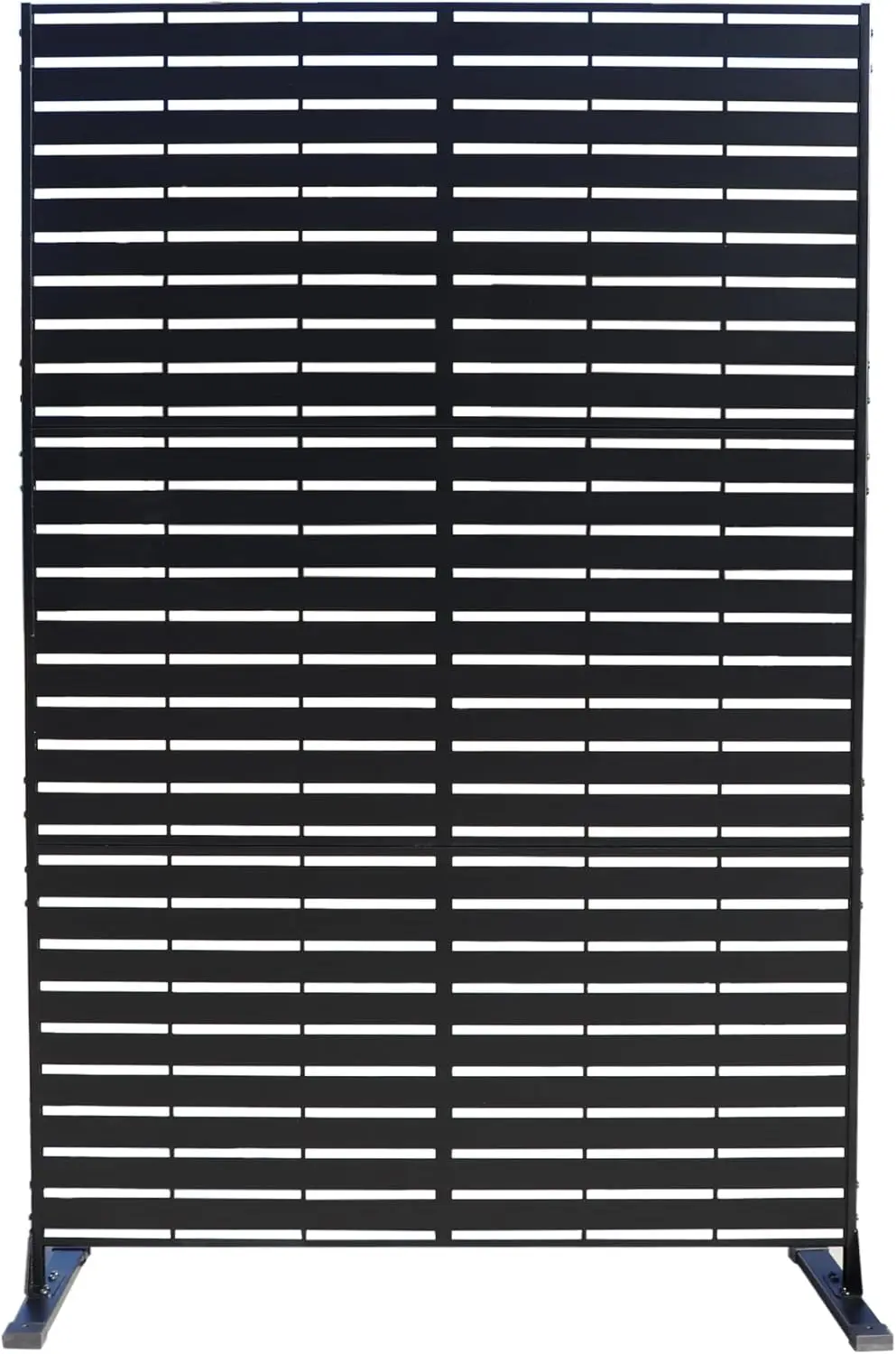 

Металлический экран для конфиденциальности, 74 дюйма В x 47,2 дюйма В, декоративный уличный разделитель с подставками, отдельно стоящий набор экранов для террасы, патио