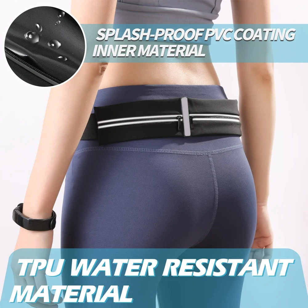 1Pcs Waterproof Running Waist Pack with Adjustable Belt - Lightweight & Durable Design for Jogging, Hiking, Cycling and Travel