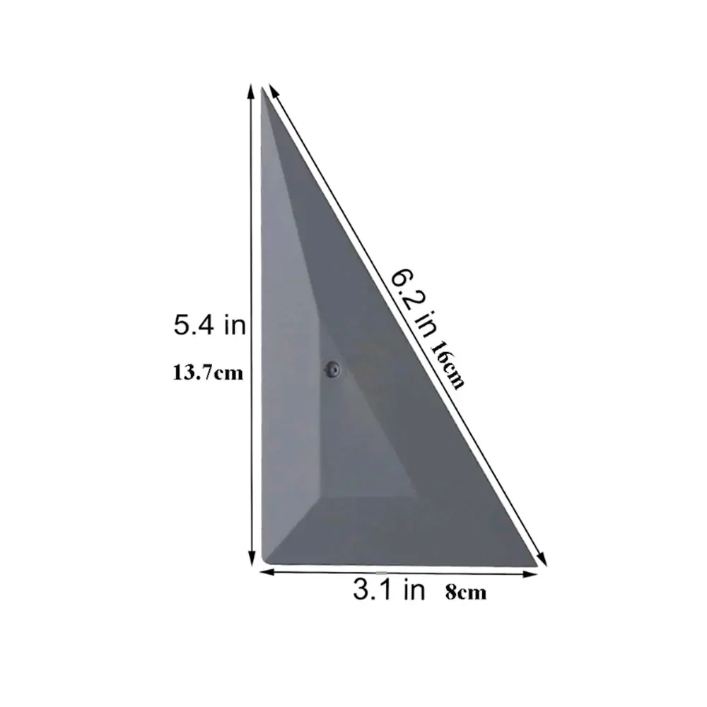 ユニバーサルカーウィンドウギャップスキージスクレーパー、ボディフィルム取り付けツール、トライアングルカードスクレーパー、カーツールアクセサリー、2個