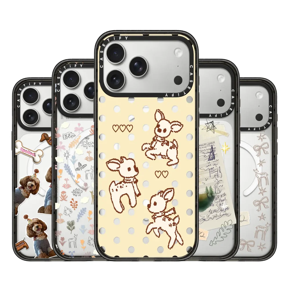 CASETiFY Nana Memory Box Series, Funda Magnética con Estampados de Animales a Prueba de Golpes para iPhone 13 14 15 17 16 Pro Max Air Plus, Funda Protectora