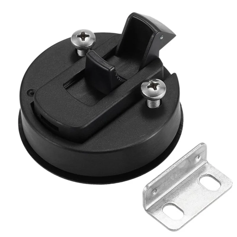 

8Pcs/Set Round Pull Latch Lock Slam Latch Hardware For RV Yacht Boat Deck Hatch