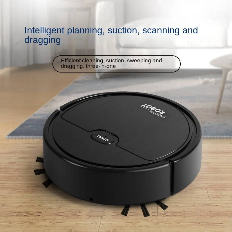 New USB Charging Intelligent Home Vacuum Cleaner Sweeping and Mopping Integrated Cleaning Robot Essential for Lazy People