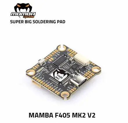 

Diatone Mamba F405MK2 Flight Controller F405 MK V2 ICM42688P MPU6000 F4 Betaflight STM32 OSD 5V/2A BEC FURYF4OSD 3-6S Racing FPV