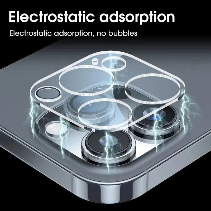 حماية عدسة الكاميرا آيفون 16 زائد 16 15 14 13 برو ماكس عدسة حامي الشاشة 9999D كامل الزجاج المقسى ل 13 كاميرا صغيرة