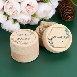 Custom Wedding Ring Box Anniversary Gift Ring Box for Wedding Ceremony Proposal Ring Holder Anniversary Surprise Gifts