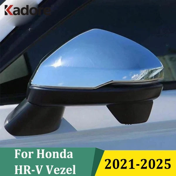 

For Honda HR-V Vezel 2021 2022 2023 2024 2025 Side Door Rearview Mirror Covers Trim Car Styling Exterior Accessories