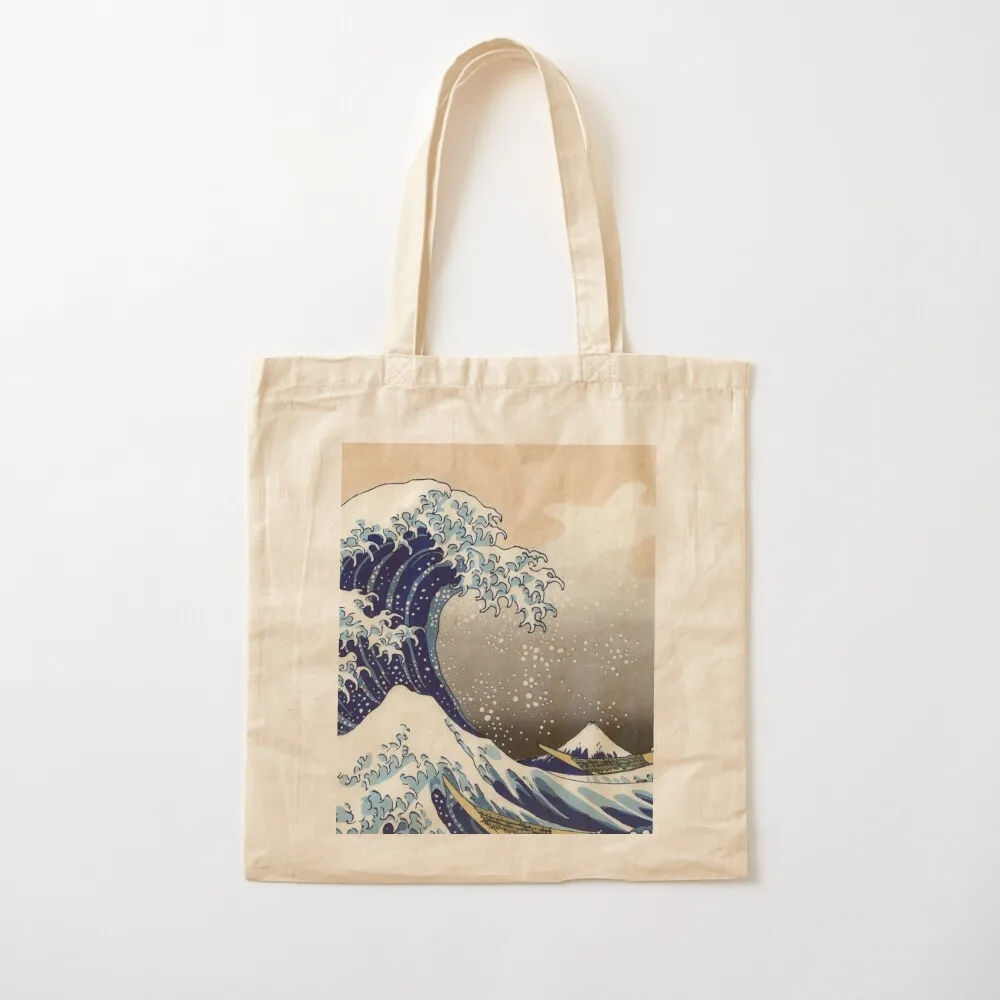 

The Great Wave off Kanagawa - Katsushika Hokusai Tote Bag Reusable bags eco bag folding