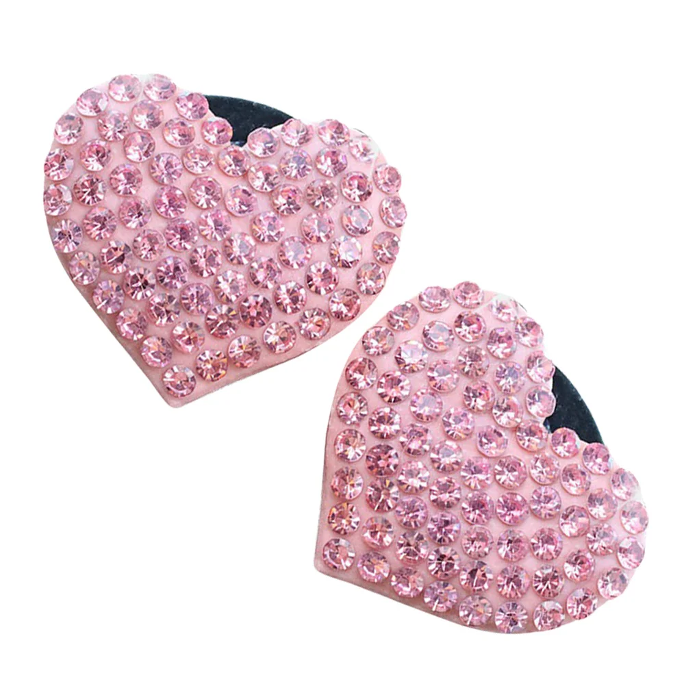 

2Pcs Car Air Freshener Clip Love Heart Glass Vent Clip Aromatherapy Car Interior Decoration Dashboard Decorations