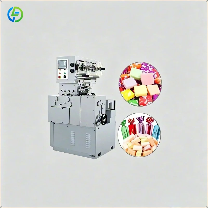 Toffee Milk Candy Double Twist Candy Cutting Forming and Wrapping Machine FL Customized