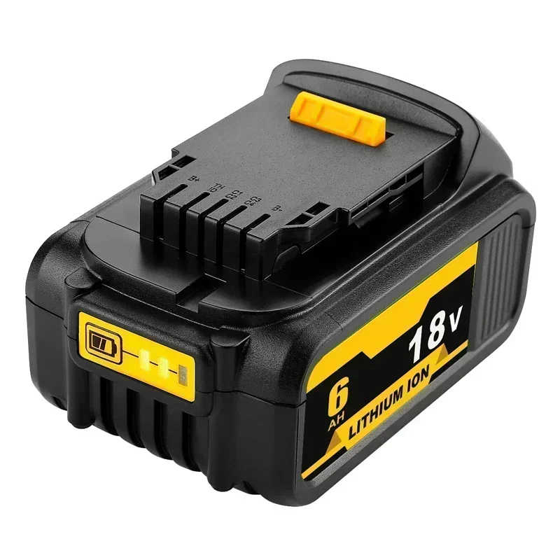 DCB200 5.0Ah 6.0Ah แบตเตอรี่ลิเธียมแบบชาร์จไฟได้ใช้งานร่วมกับ Dewalt 18V เครื่องมือ DCB180 DCB185 DCB184 DCB203 DCB206 20V 4.0Ah