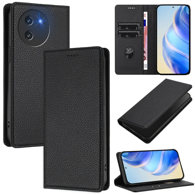 Dooge Note 59 Pro Case Magnet Wallet Flip Leather Cover for Dooge Note 59 Pro Note50Pro 5G Shockproof Magnetic Leather Flip Case