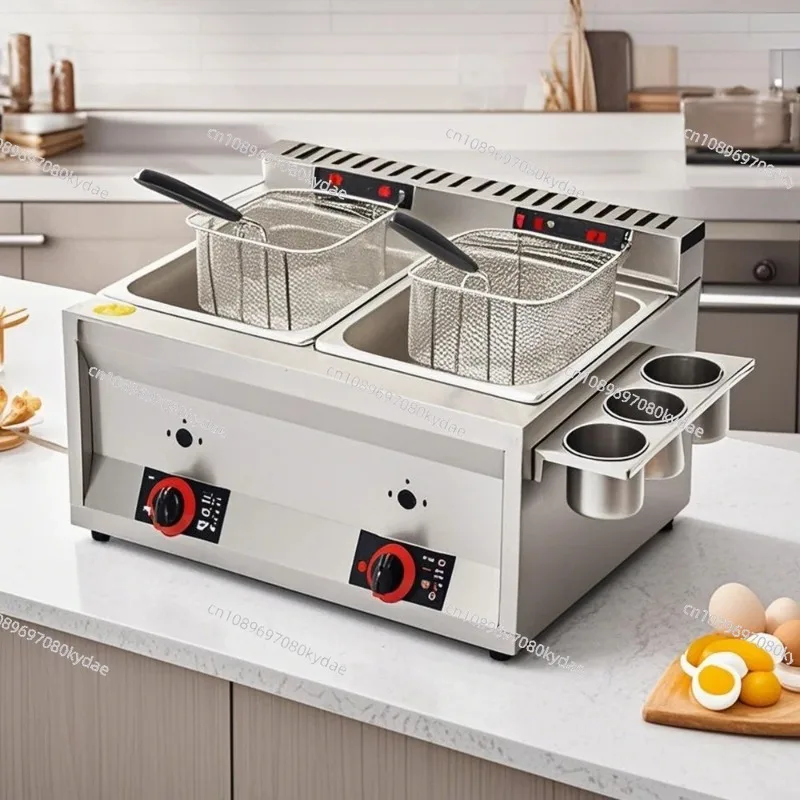 countertop propane tank deep fryer Commercial French Fries Equipment Desktop Electric Food Fried Chicken Fryer