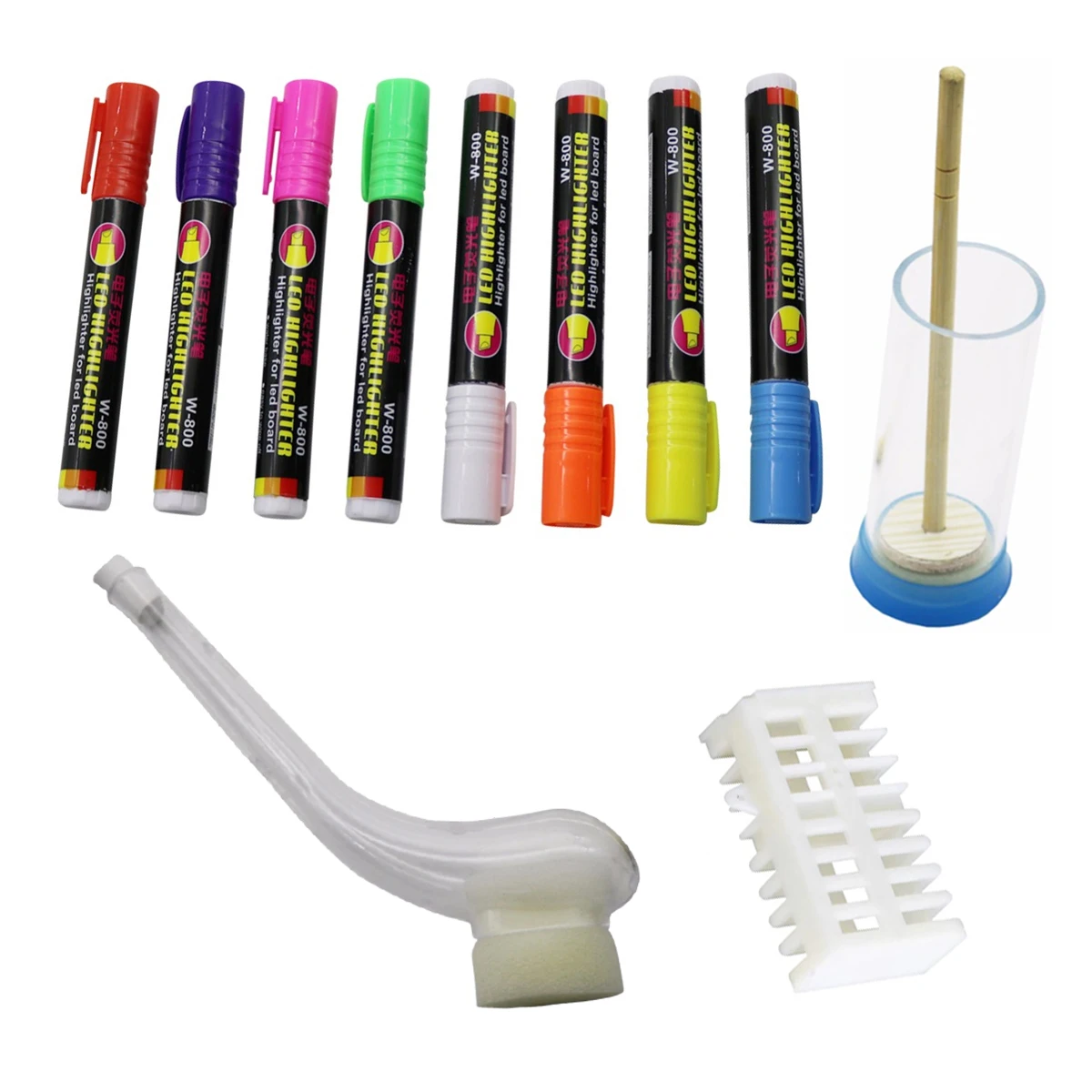 Beekeeping Queen Bee Marker Kit 8 Color Options Marker Pen With Queen Marker Bottle Queen Cage Queen Pipe Capture Device 1 Set