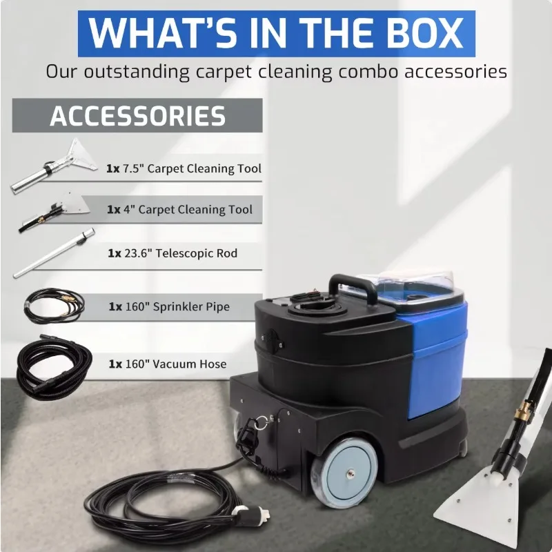 Hochdruck-Dampfreiniger für Teppiche