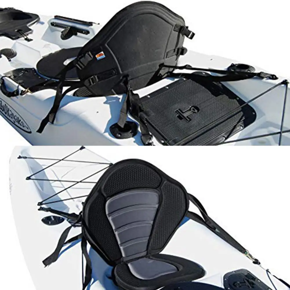 Asiento acolchado Universal ajustable para Kayak, canoa, asiento para sentarse en la parte superior del barco, cojín de descanso trasero