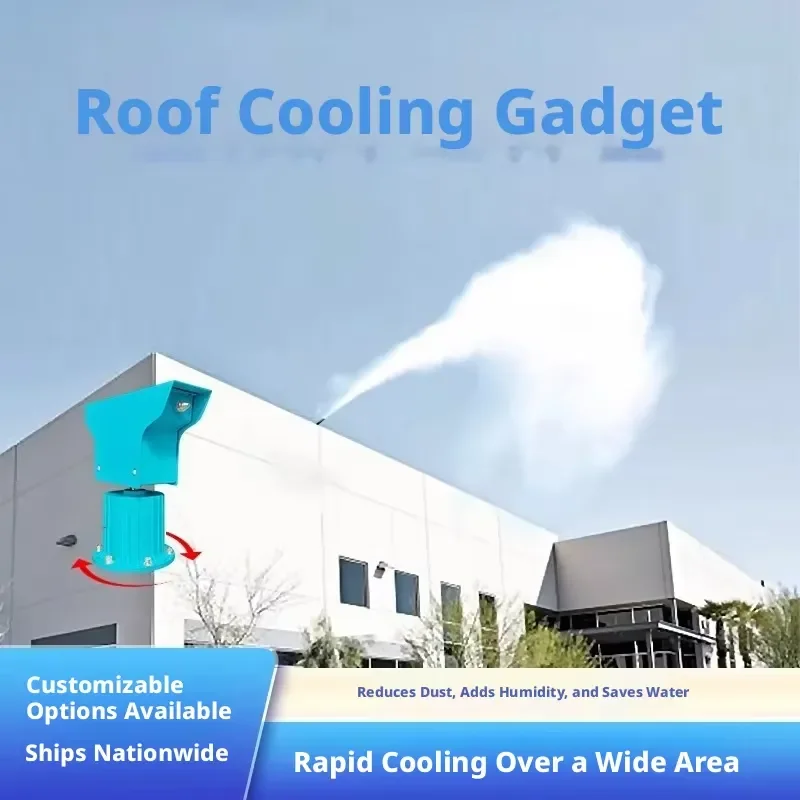 i Daringfish Modern 360 Roof Cooling Mist-pole Spray System-Fully Automatic Intelligent Dust-Removal Equipment for Gardens