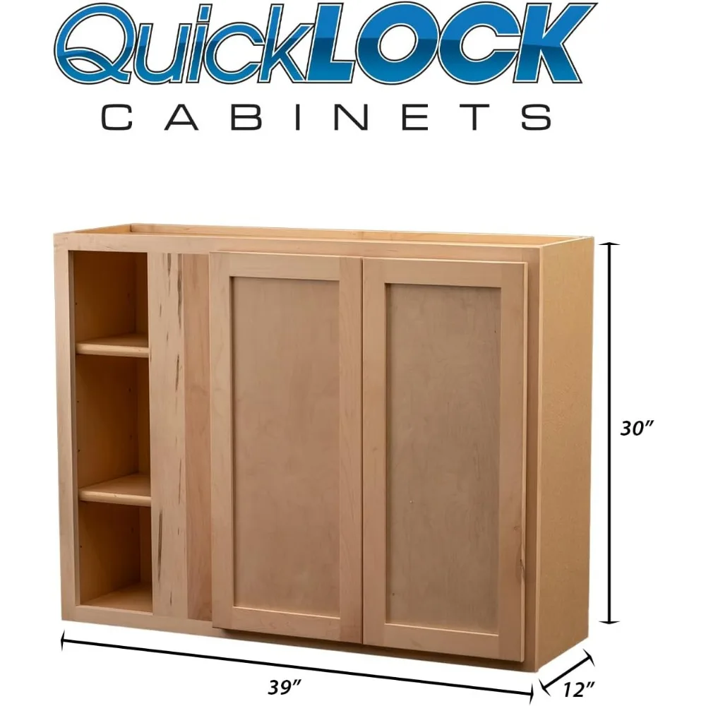 خزائن حائط المطبخ المصنوعة من الخشب الصلب مقاس 30 بوصة - جاهزة للتجميع - مفصلات قريبة ناعمة - صناعة أمريكية #6