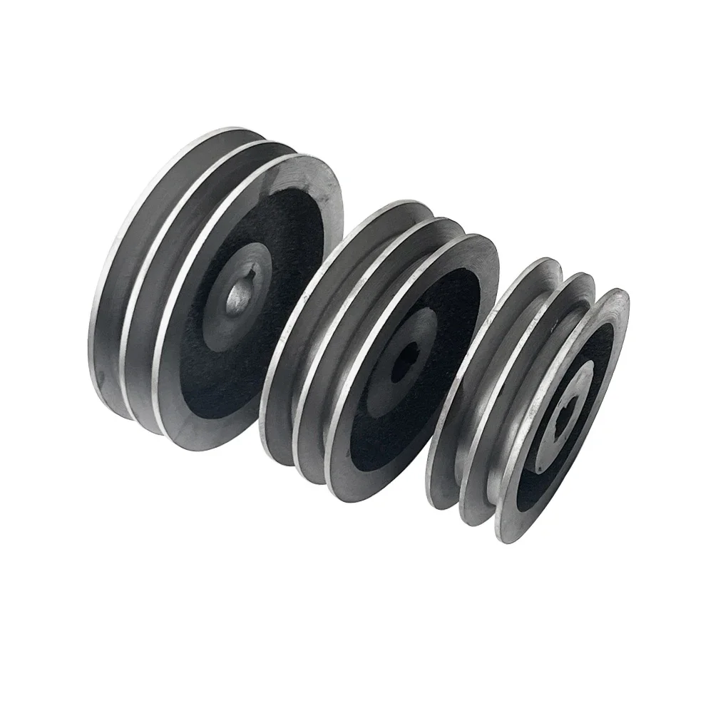 A Type Double Slot Pulley Dia 110mm-200mm V-Belt Pulley Material Cast Iron Power Tool Accessories