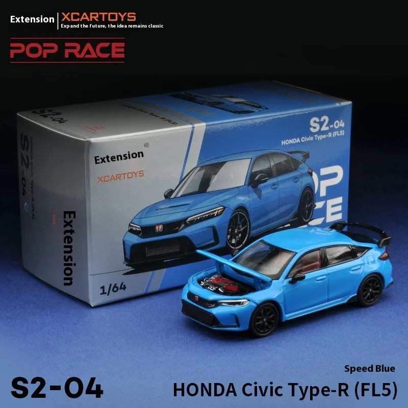 Xcartoys Poprace 1/64 Model Car Racing Cars Alloy Diecast Vehicle Toys Collection Gifts For Teenagers Adults Hobby