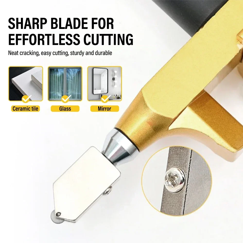 High Quality 2 in 1 Diamond Tile Glass Cutter Professional Ceramic and Porcelain Cutting Manual Multifunction Hand Tool Home DIY