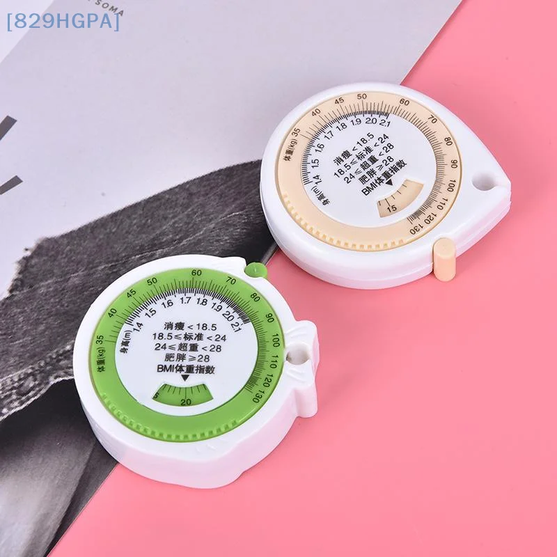 BMI Body Measuring Tape Sewing Ruler Waist Tape Measure Portable Soft Measurement Ruler Practical Accessories