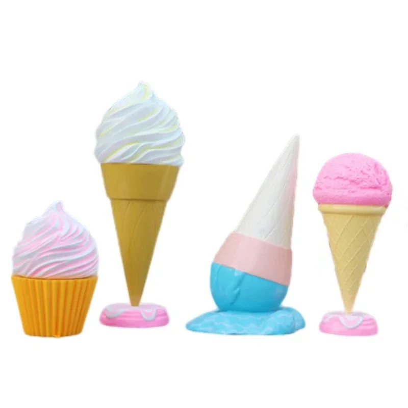 

Гигантское украшение для мороженого Candy Paradise, используемое в украшении магазина мороженого, помогает построить уникальное изображение магазина