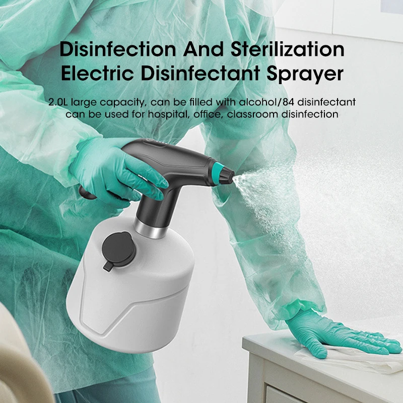 Electric Plant Spray Bottle 2L Automatic Water Sprayer Botanical Garden Art Tool USB Electric Disinfection Sprayer Water Sprayer image 5