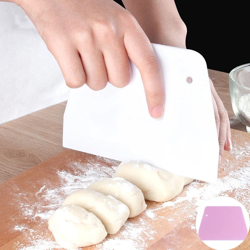 

Multipurpose Dough Cutter Bowl Scraper for Bread Dough Fondant Cake Cream Spatula DIY Pastry Cutters Scrapers Kitchen Baking Kit