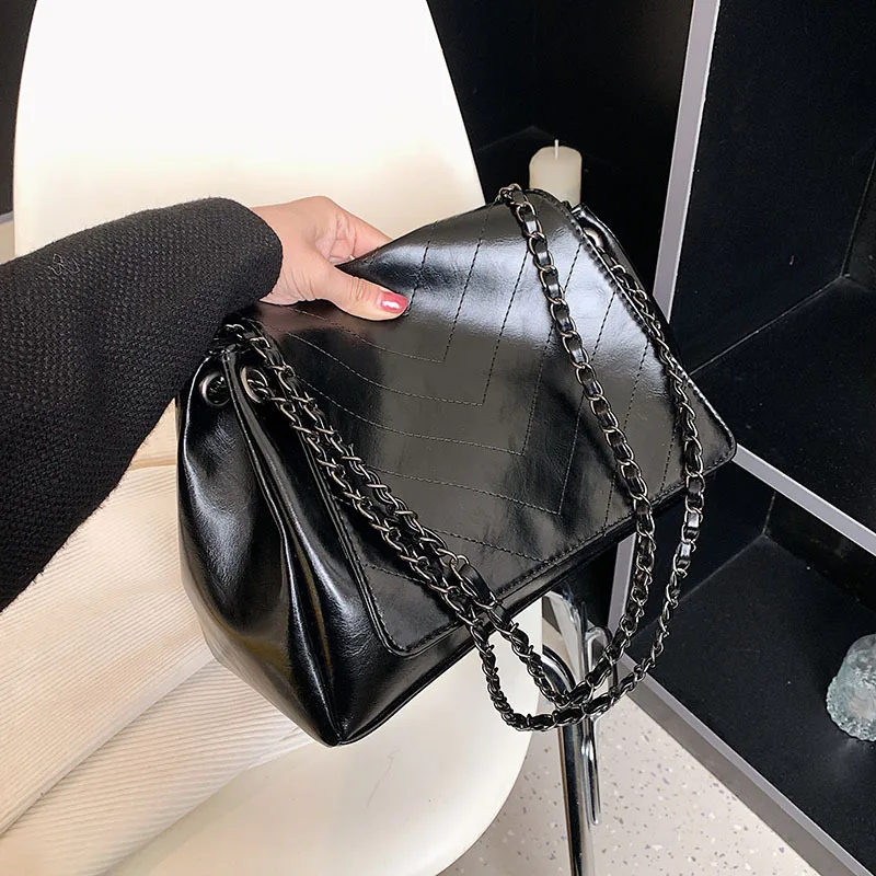 

Brand Originality Design 2023 cowhide women's shoulder bag women leather handbags trapeze shape stylish crossbody bags for women