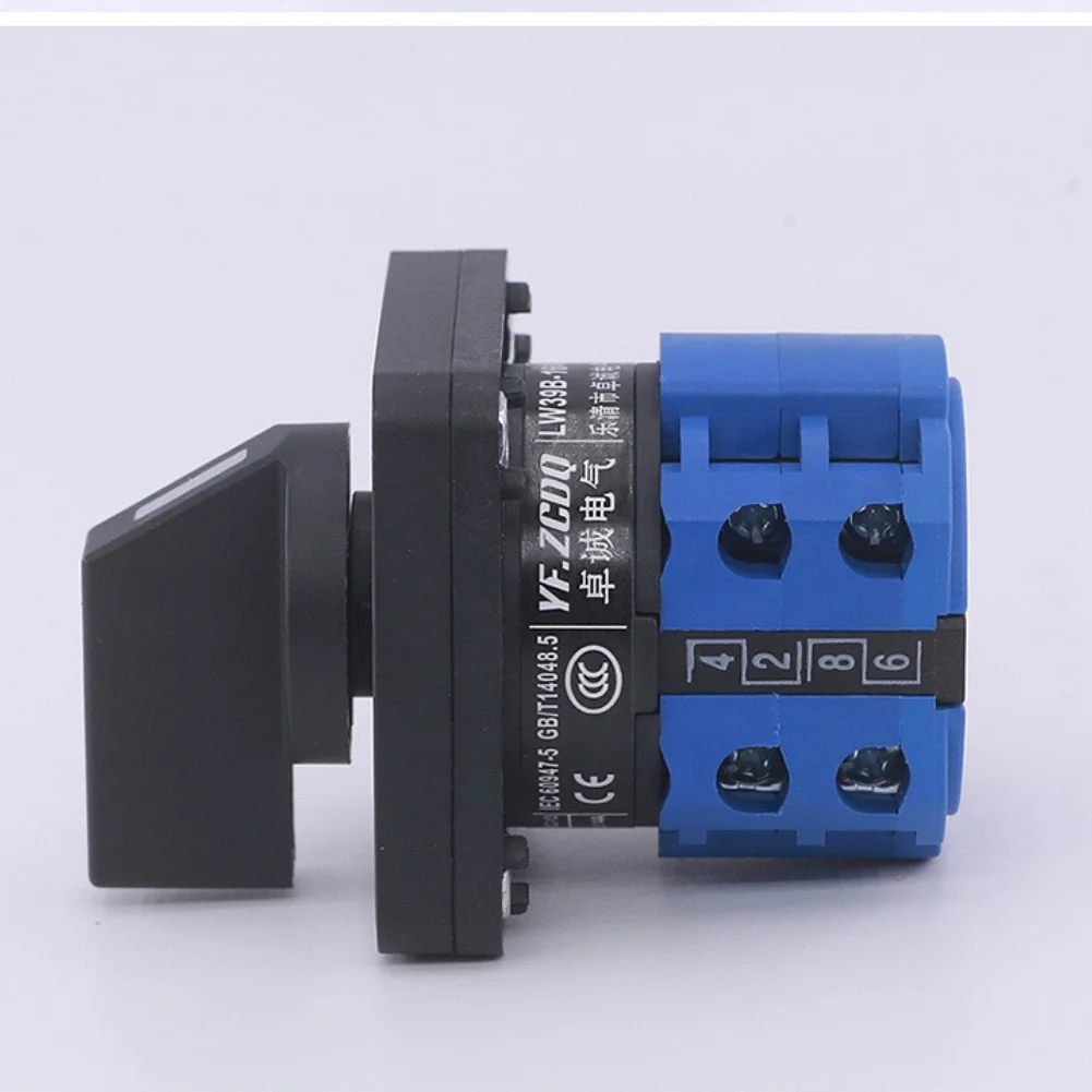 Transfer Switch For Electric Welding 3 Positions Switch 20A Current Rating 660V Voltage Rating Compact Size 48*48*30 Mm