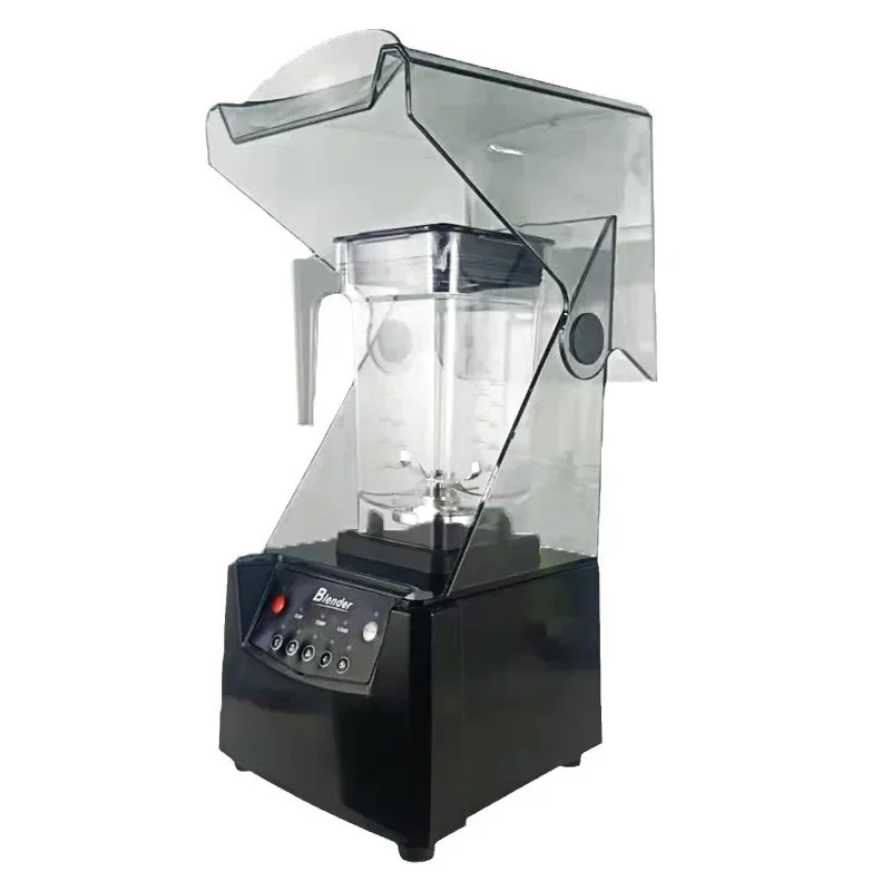 with cover directly from the manufacturer Commercial milk tea shop crushed ice mixing cooking machine Wall breaker