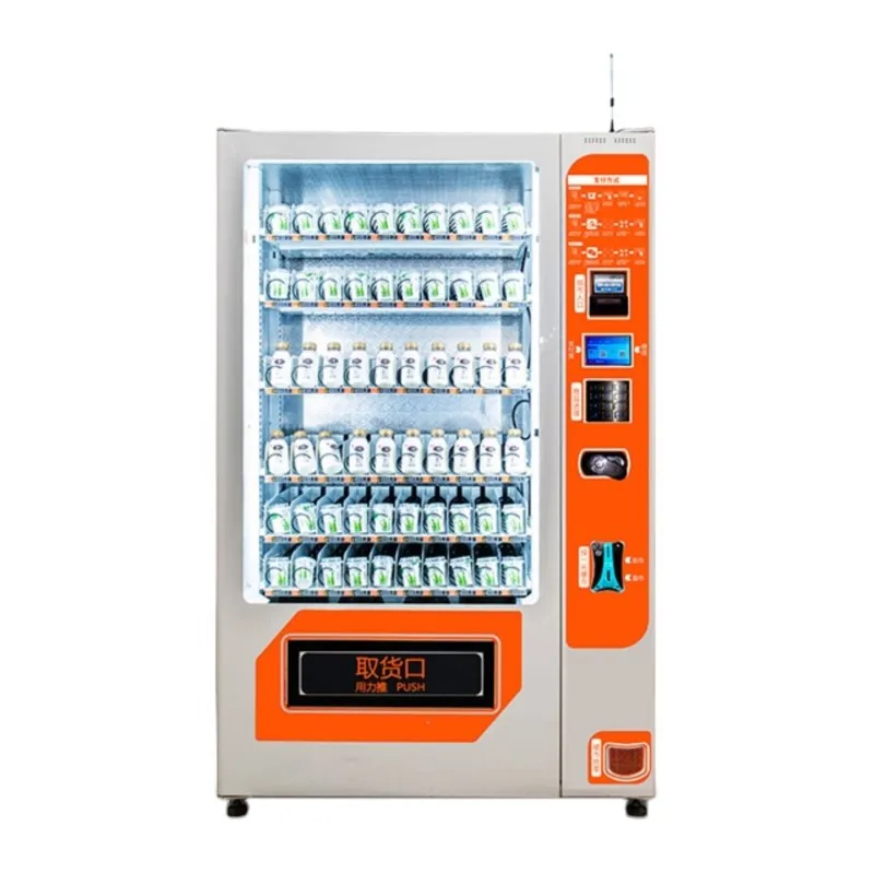 

4 Layers Snack And Drinks Vending Machines Custom Vending Machine Elevator Refrigerated Vending Machines For Sale