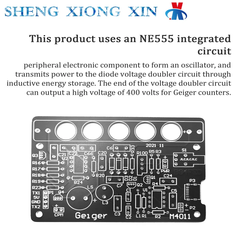 1pcs Assembled Geiger Counter Kit V0.8 Open Source DIY