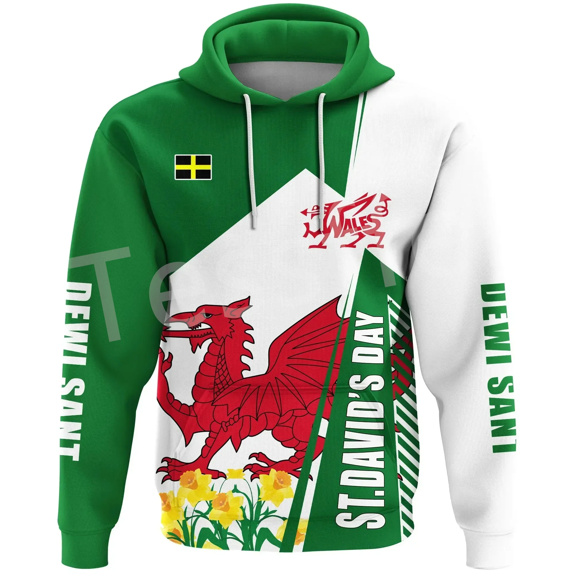 

NewFashion Country Wales Cymru Celtic Tattoo Retro Streetwear Tracksuit 3DPrint Men/Women Unisex Casual Funny Jacket Hoodies X5