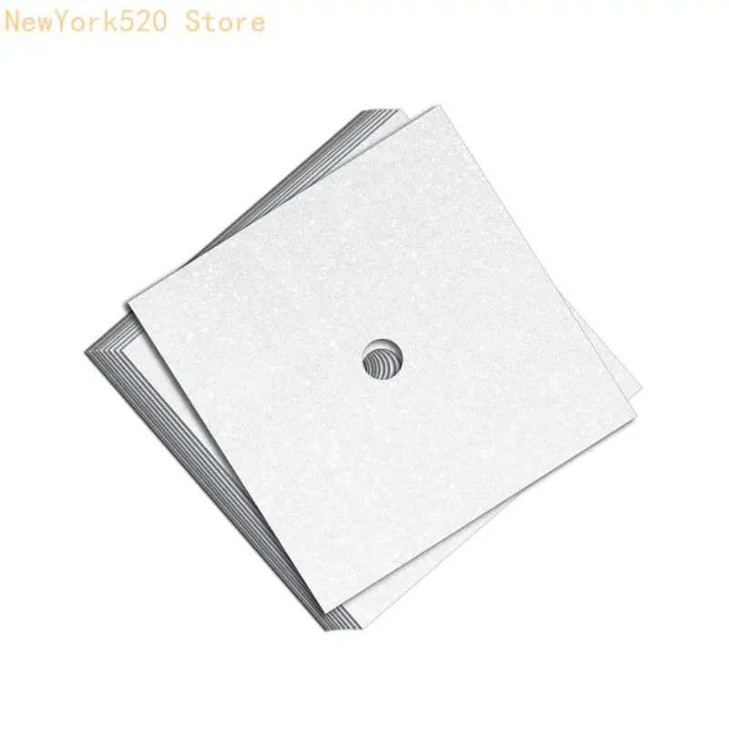 N84C Caps laurea luccichi pacchetto carta 10 fogli quadrati fogli cartoncino per cappello