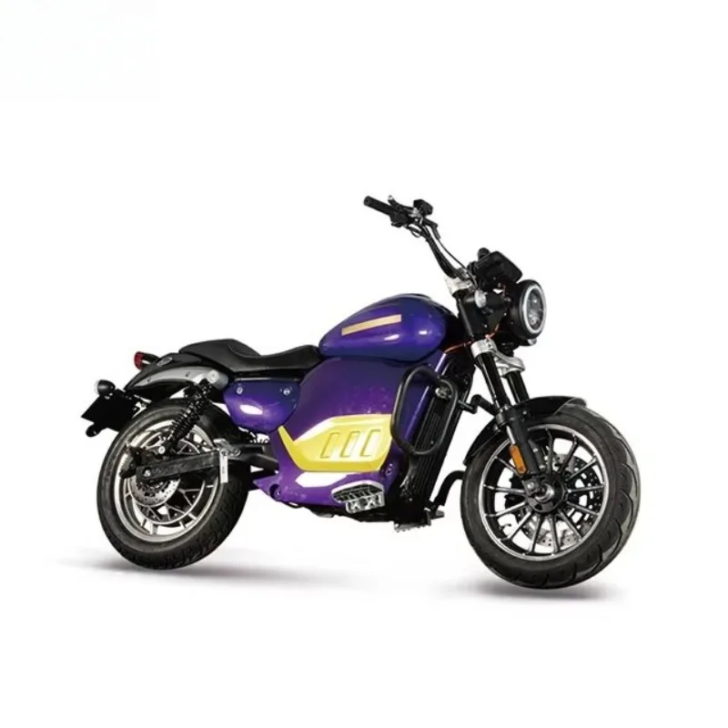 Customized 2-Wheel 72V High Speed 80km/h Electric Moped Lithium Dual Seat Motorbike Electric Motorcycles for Adults