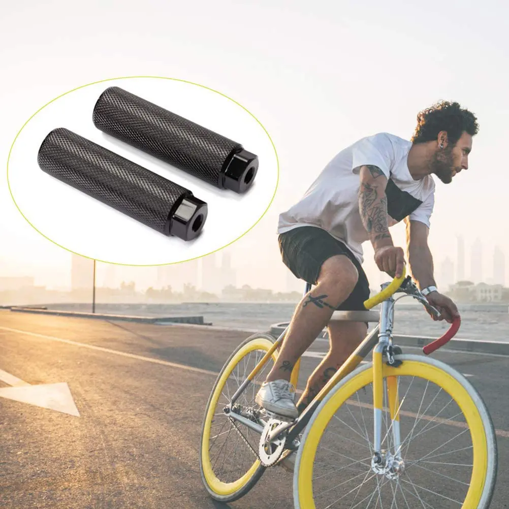 

1Pair Sturdy Bike Footrest Lever High Hardness Back Axle Cylinder Foot Lever for Urban Bike Pedal Replacement Outdoor Use