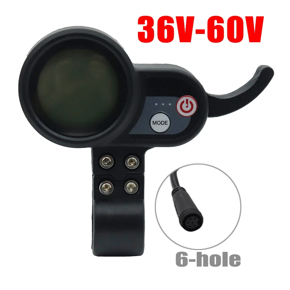 Electric Scooter LCD Display JP Throttle 36V 48V 52V 60V With USB Charging Shift Switch Accelerator