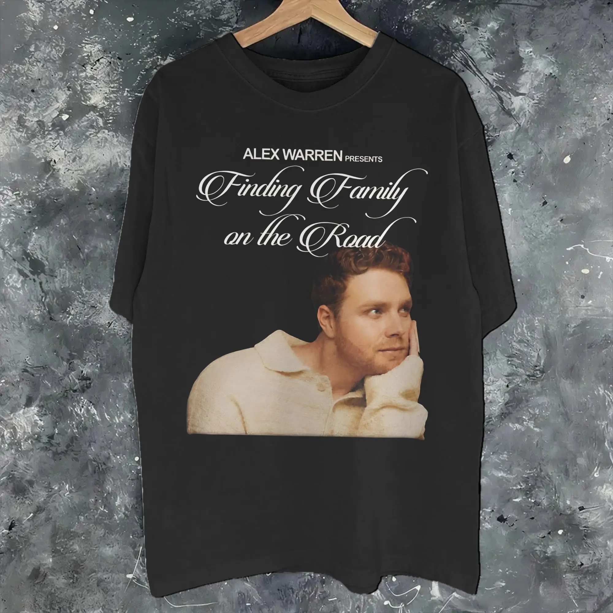 Alex Warren Finding Family on The Road Tour 2026  Tee Shirt for Men Women Graphic Print T Shirts  100% Cotton Clothes