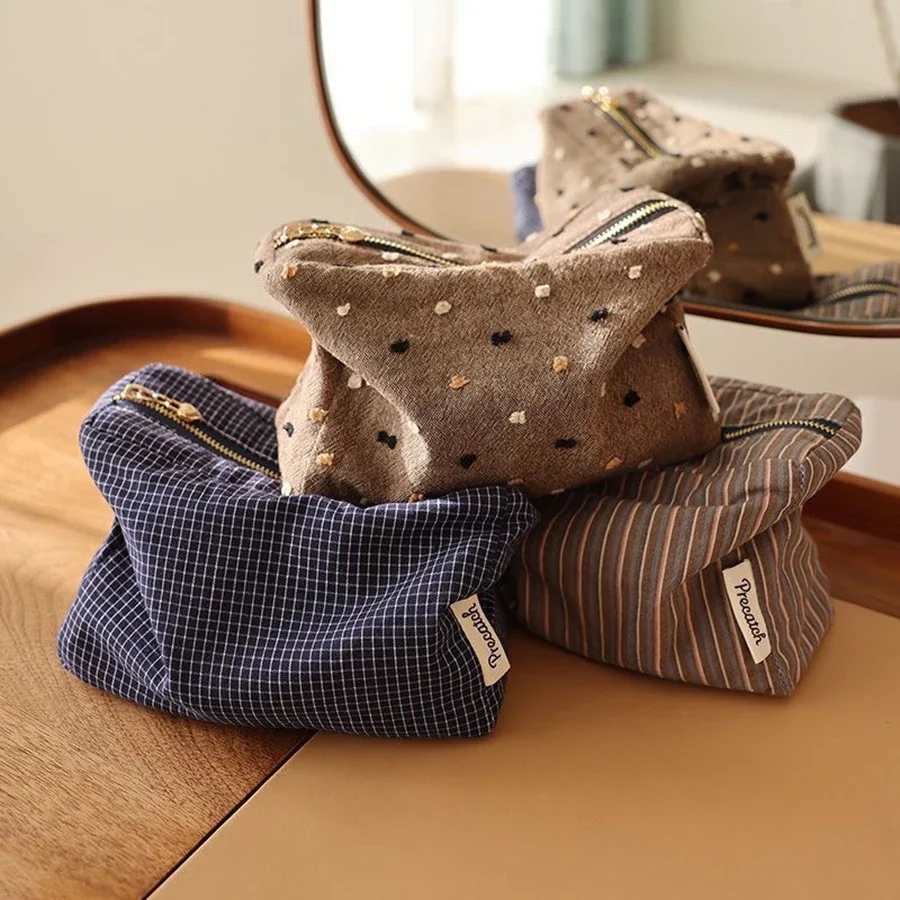 Handheld Large-capacity Cosmetic Bags Men Women Universal Portable Wash Bag Travel Organizer Bag Clothing Storage Liner Bag