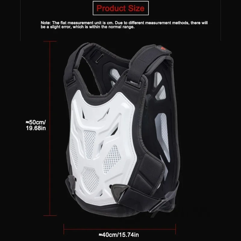 Motocross Body Armor Motorcycle Jacket Motocross Moto Vest Back Chest Protector Off-Road Dirt Bike Protective Gear view 2