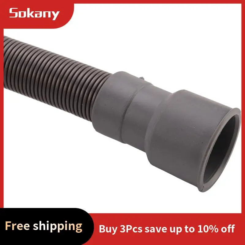 A68M-2Set تركيبات خرطوم تصريف أنابيب الغسالة الأوتوماتيكية، 2 متر و3 متر