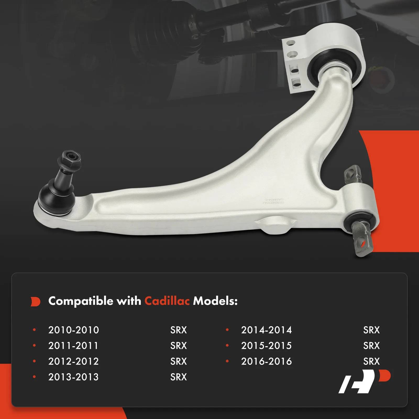 A-Premium Front Right Lower Control Arm and Ball Joint Assembly for Cadillac SRX 2010-2016