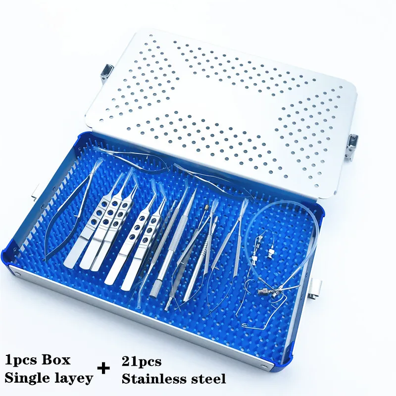 Ophthalmic Cataract Eye Micro Surgery Surgical Instruments or with case box or only a box