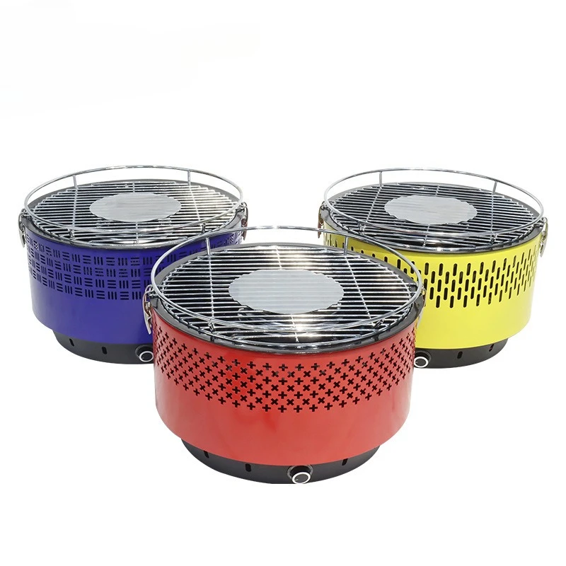 

BBQ grilled charcoal grilled tea heating multifunctional, smokeless