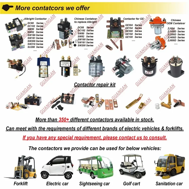 Sales ZJWT200A /  182 48V 200A   Motor Reversing Contactor